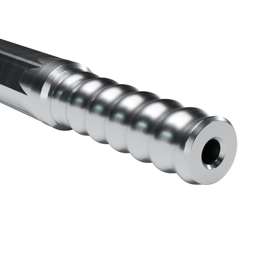 Brunner & Lay R25 shank rod, R25 thread end on 1 in hex (render)