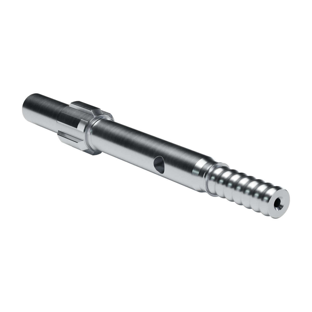 Brunner & Lay striking bar P26X for Joy / Cannon / Sullivan drifters, 6 splines, external flush, male R32, 439 mm (render)