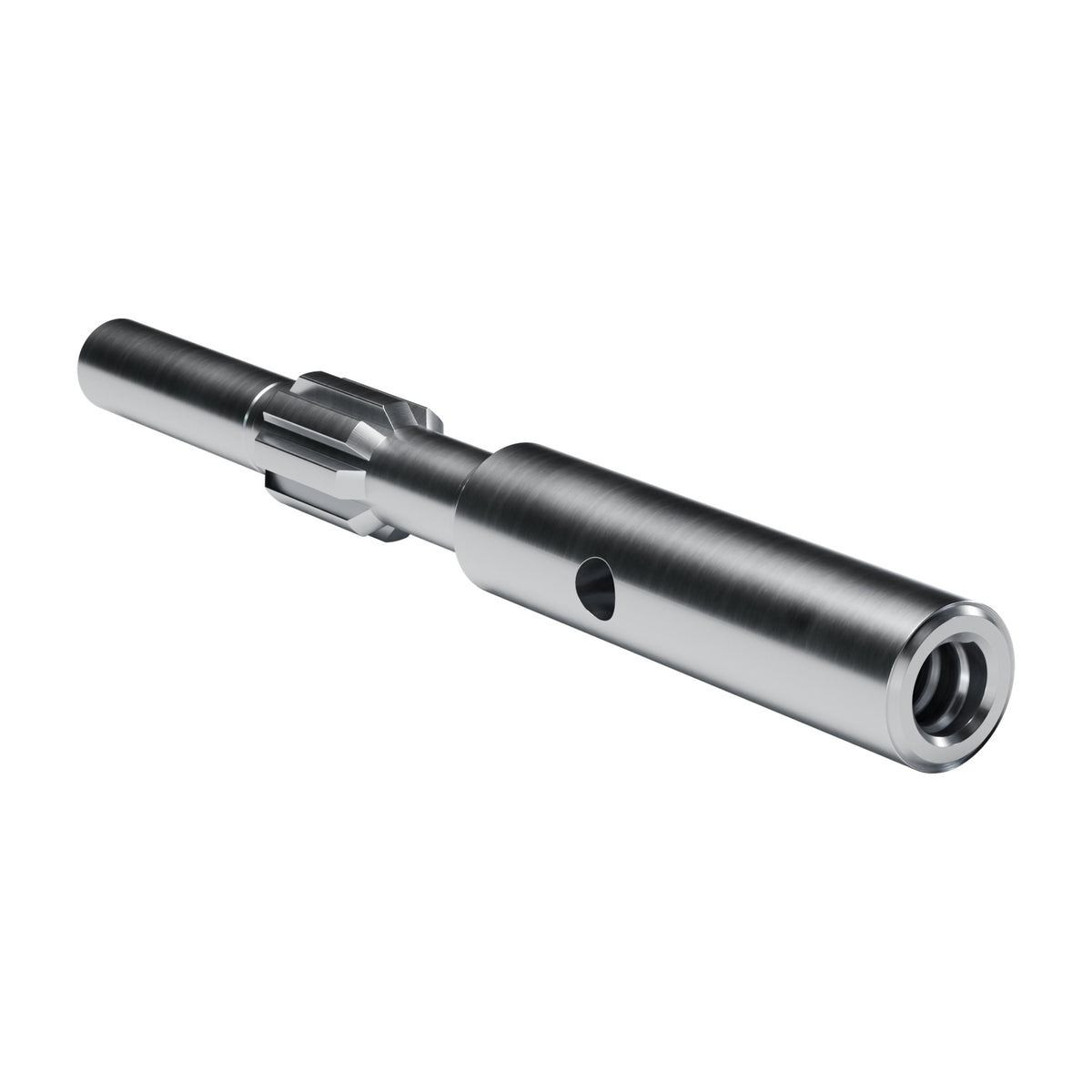 Brunner & Lay striking bar P54XF for John Henry, Krupp drifters, 8 splines, external flush, female T38, 590 mm (render)