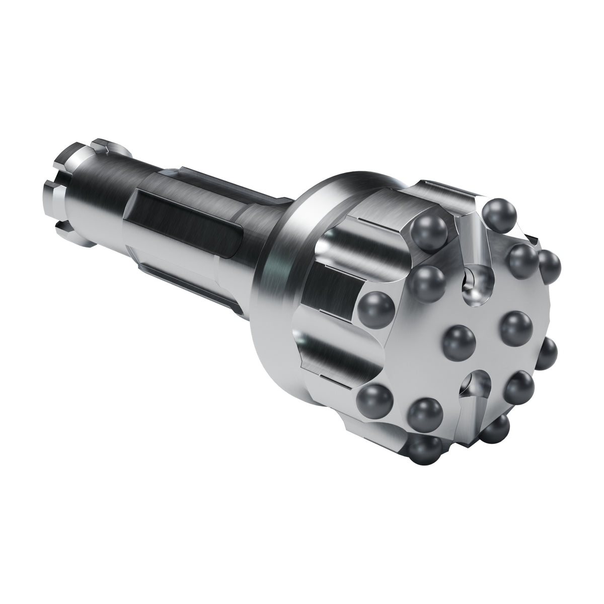 Rockmore BR3 DTH bit, convex face (render)