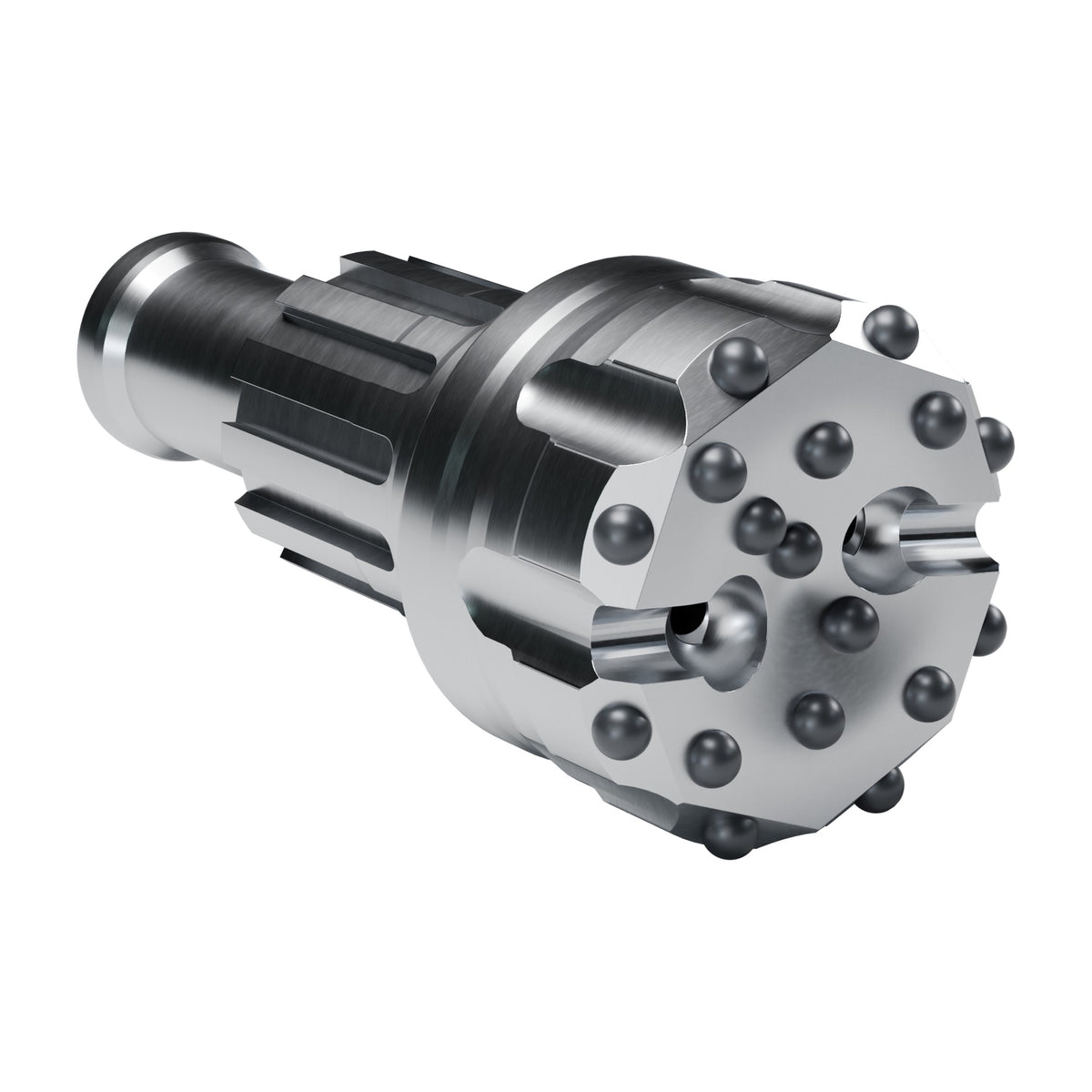 Rockmore MI6 DTH bit, concave face (render)