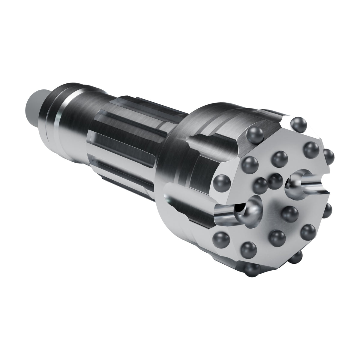 Rockmore QL6 DTH bit, concave face (render)