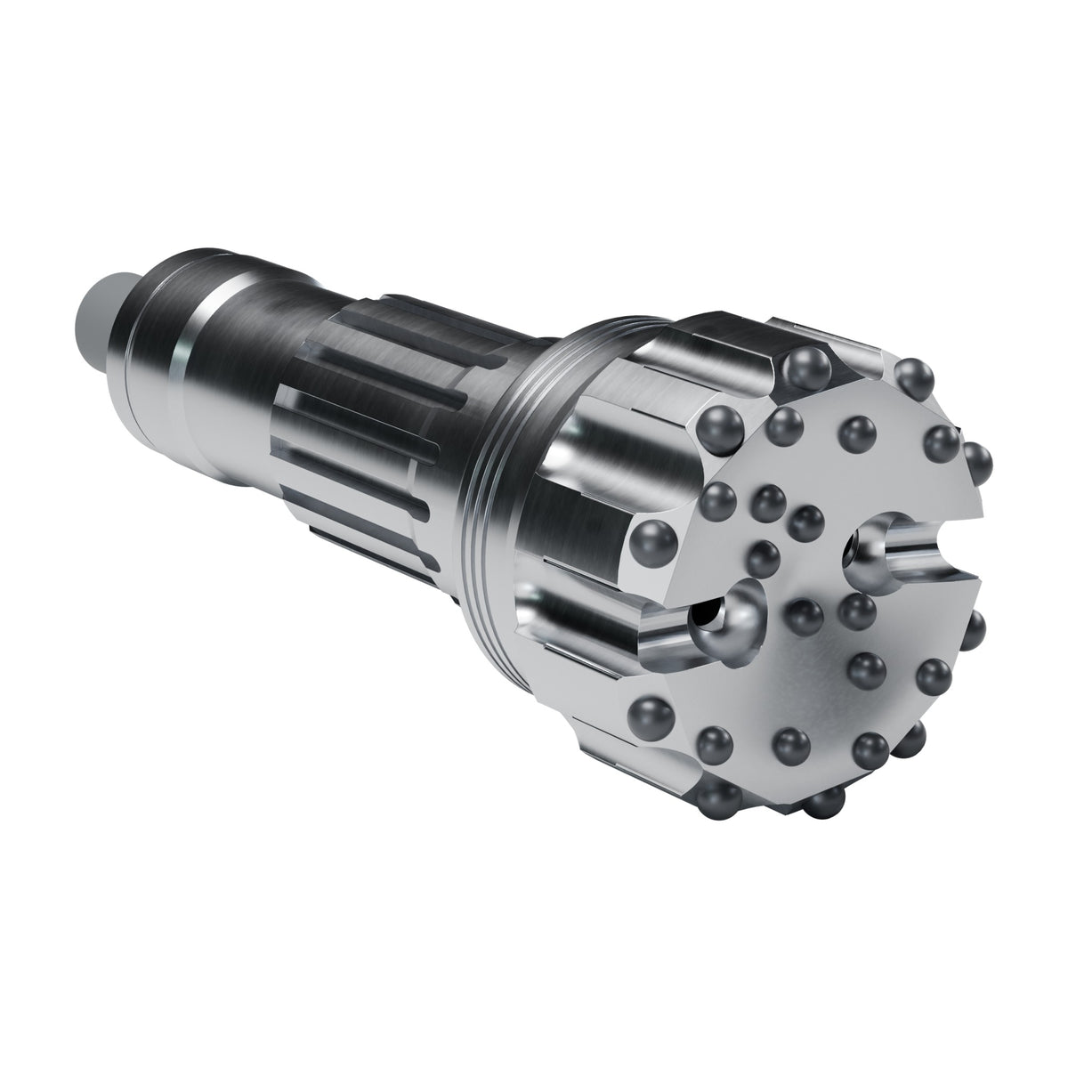Rockmore QL8 DTH bit, concave face (render)