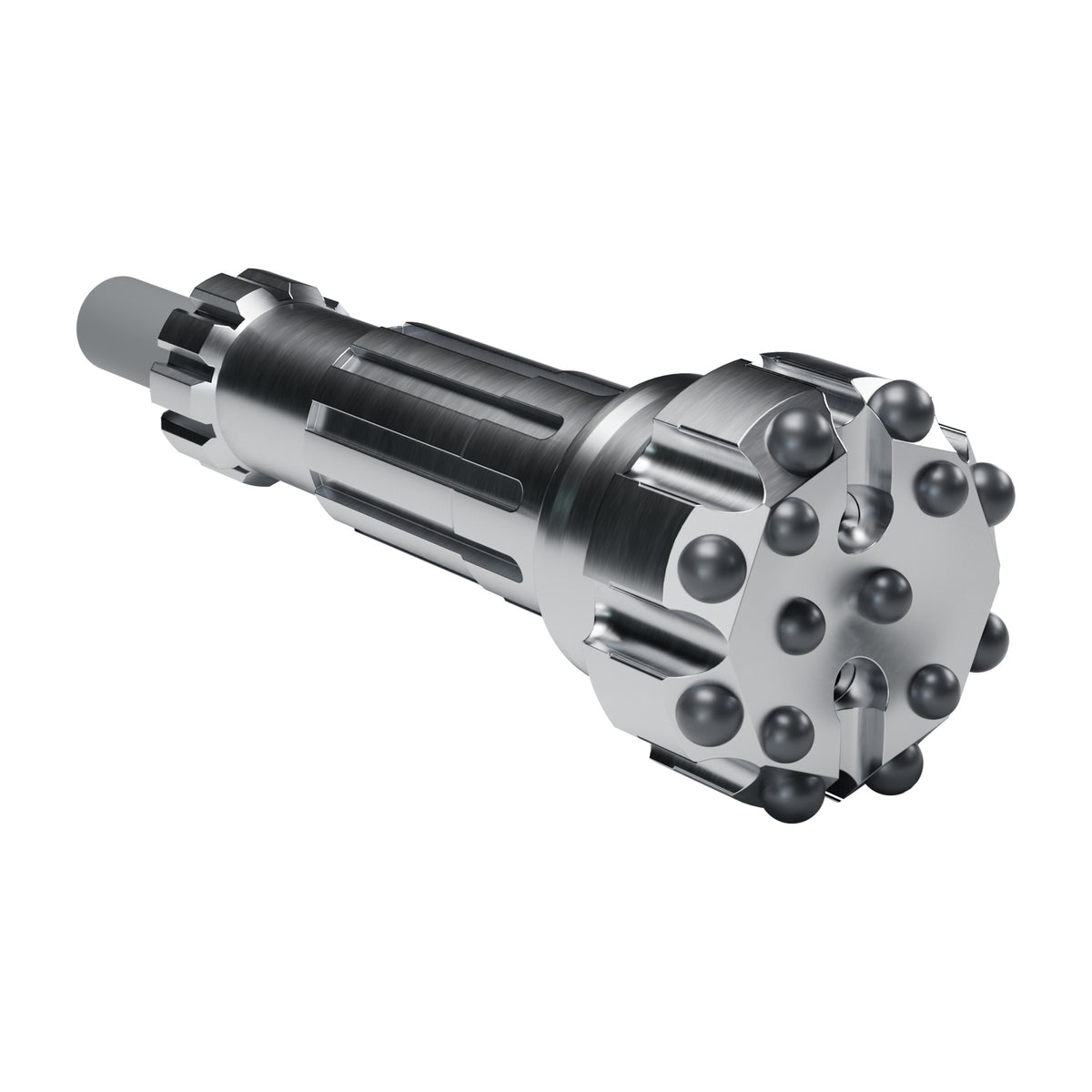 Rockmore RM250 DTH bit, concave face (render)