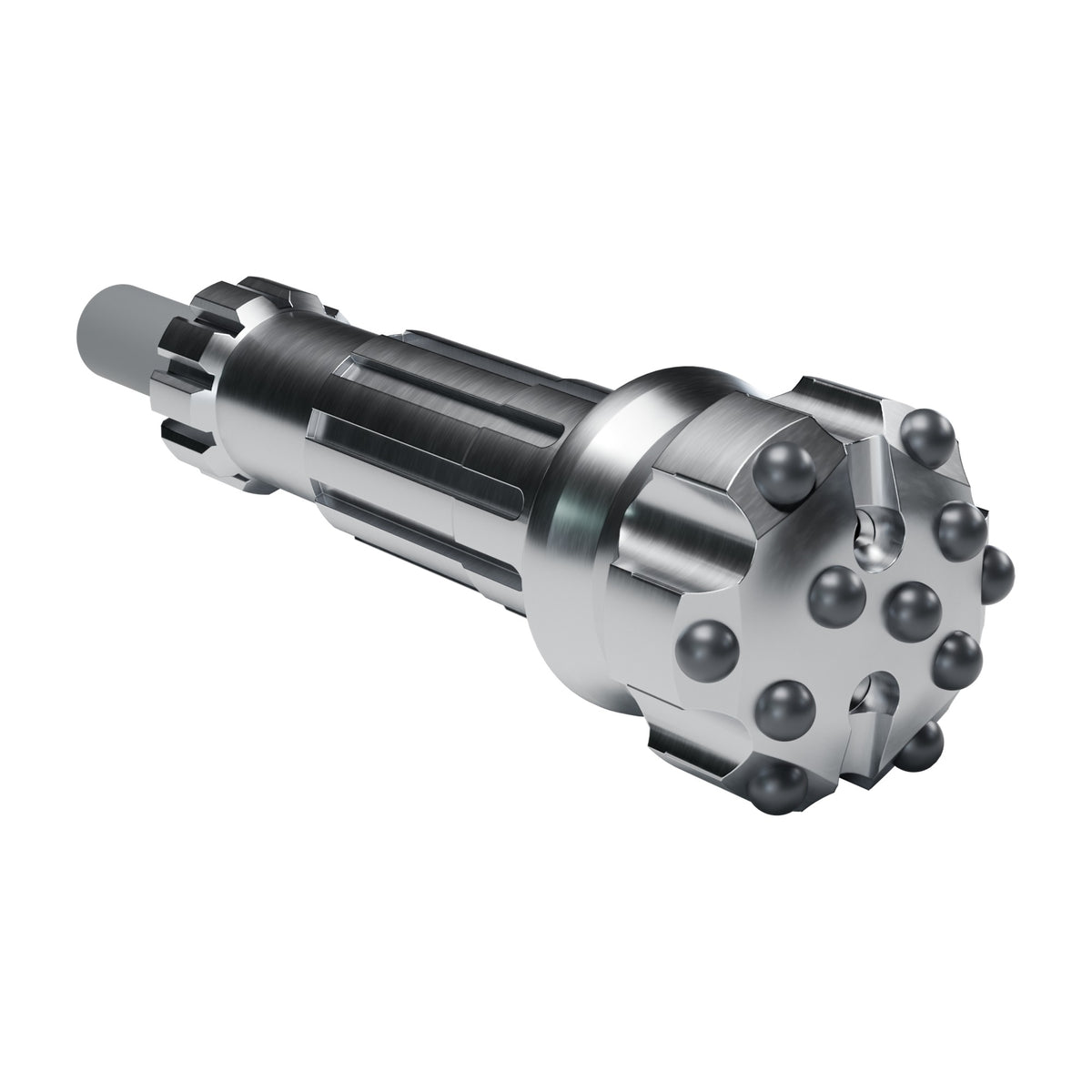 Rockmore RM250 DTH bit, convex face (render)