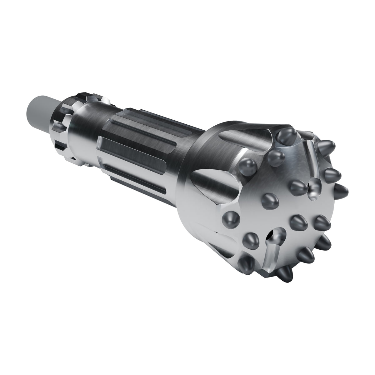 Rockmore TD40 DTH bit, hedgehog convex face (render)