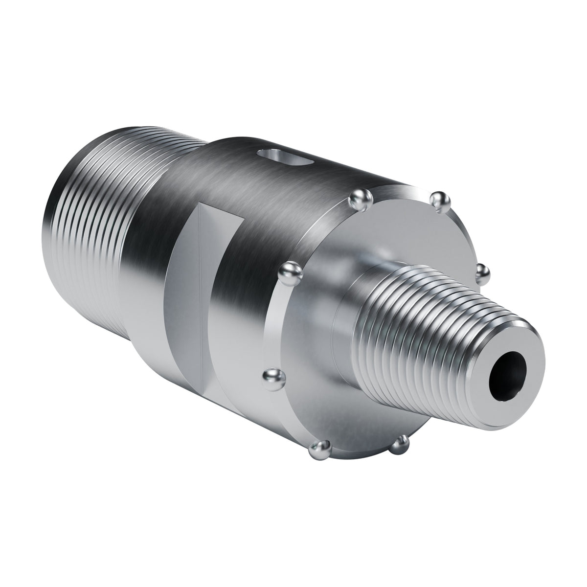 Rockmore DTH hammer Top Sub, 2-7/8" API Reg Pin, BR (600TS-007) (render)