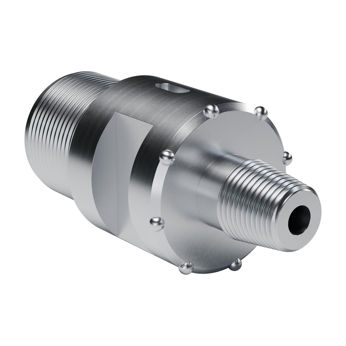 Rockmore DTH hammer Top Sub, 2-7/8" API Reg Pin, BR (650TS-006) (render)