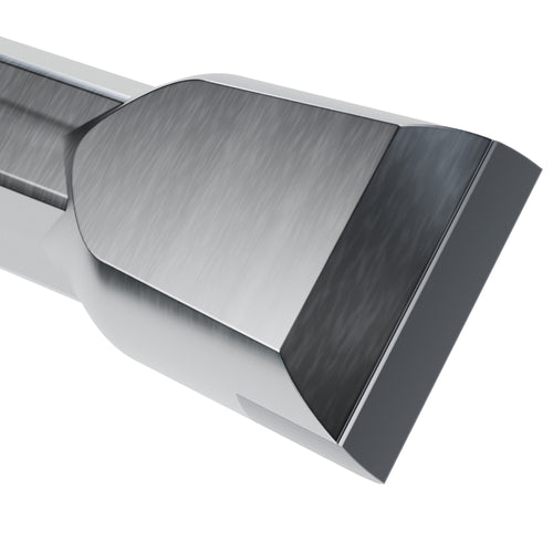 Brunner & Lay integral drill steel, 39 mm chisel head on 1 in hex (render)