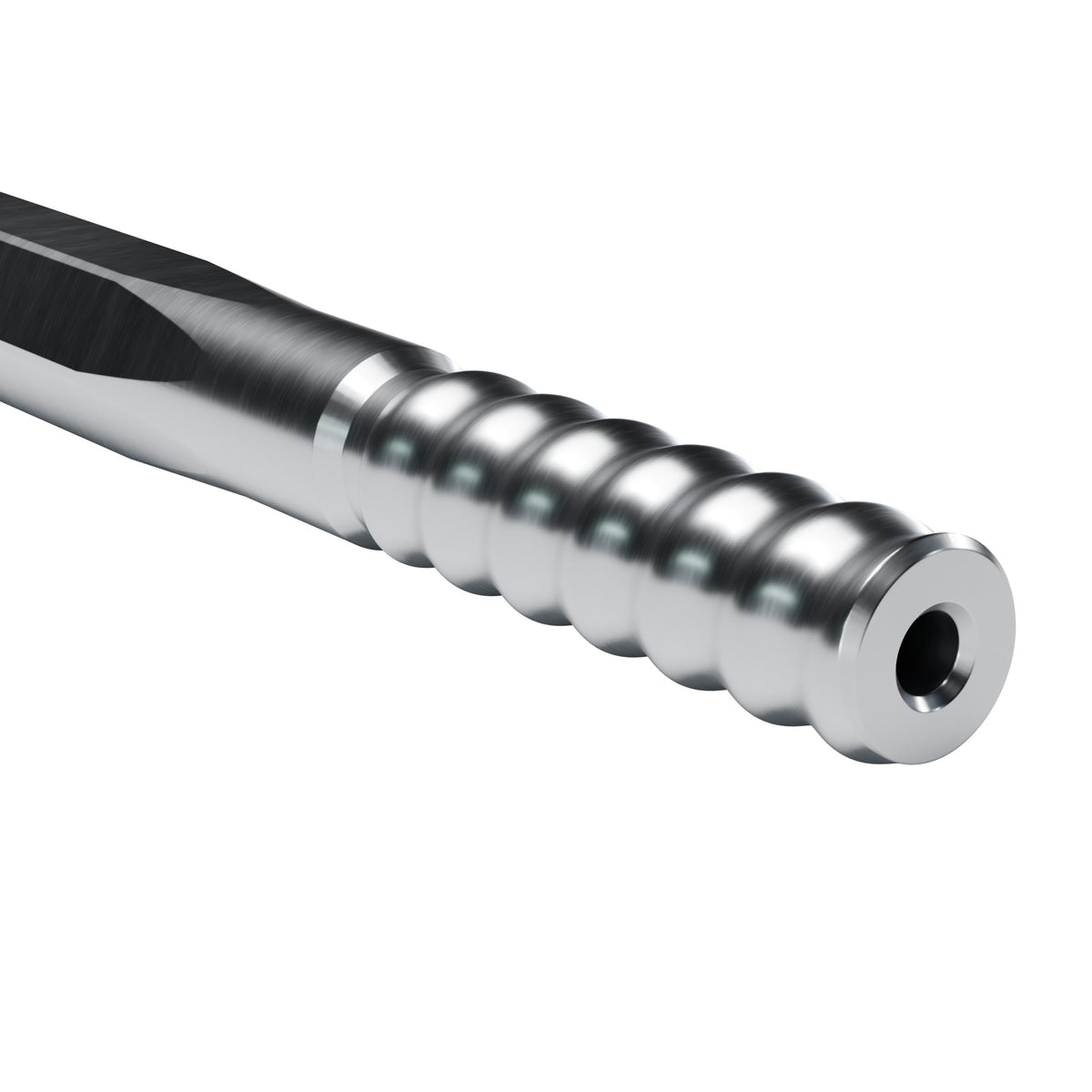 Rockmore R25 hex rod, male end (render)