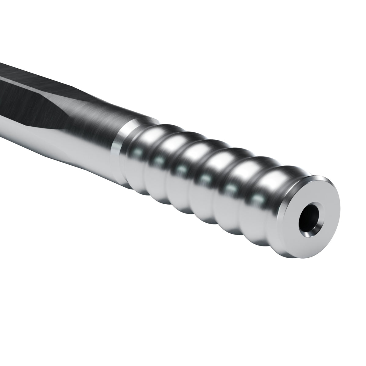 Rockmore R28 extension rod, male end (render)
