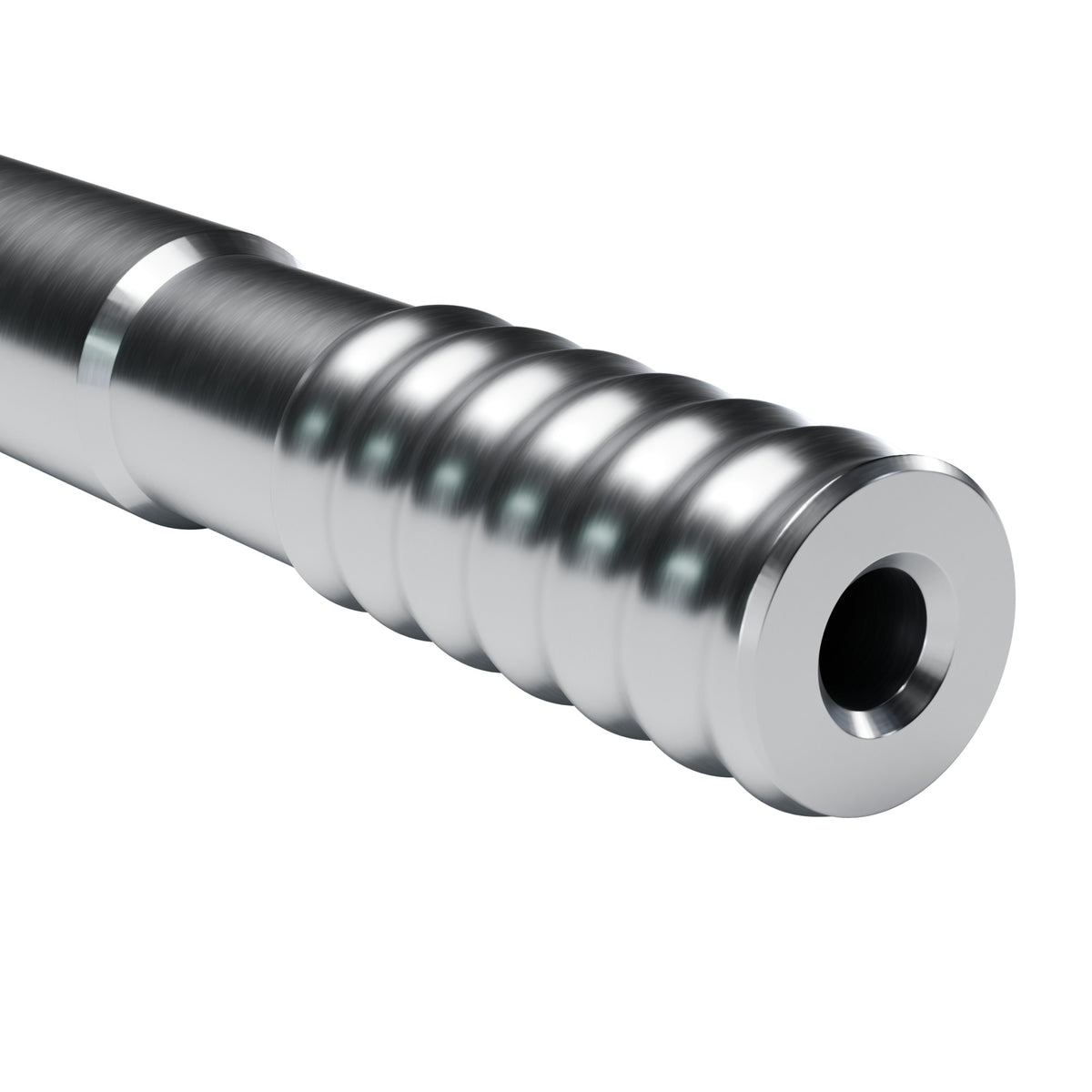 Rockmore R38 extension rod, male end (render)