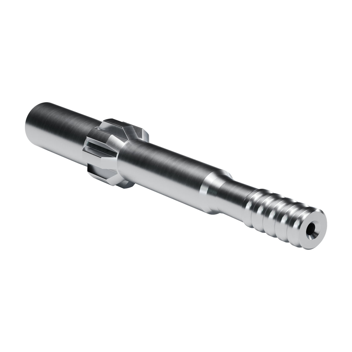 Rockmore shank adapter for Joy VCR 361 drifters, 8 splines, male T38, 440 mm (render)