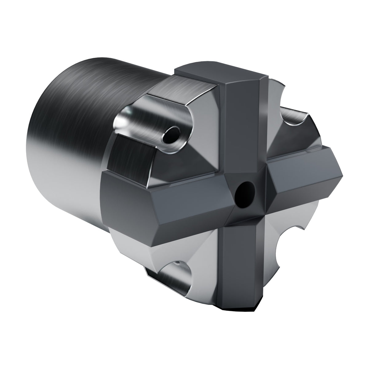 Rockmore H cross bit, multi-use, 1 front flushing hole (render)