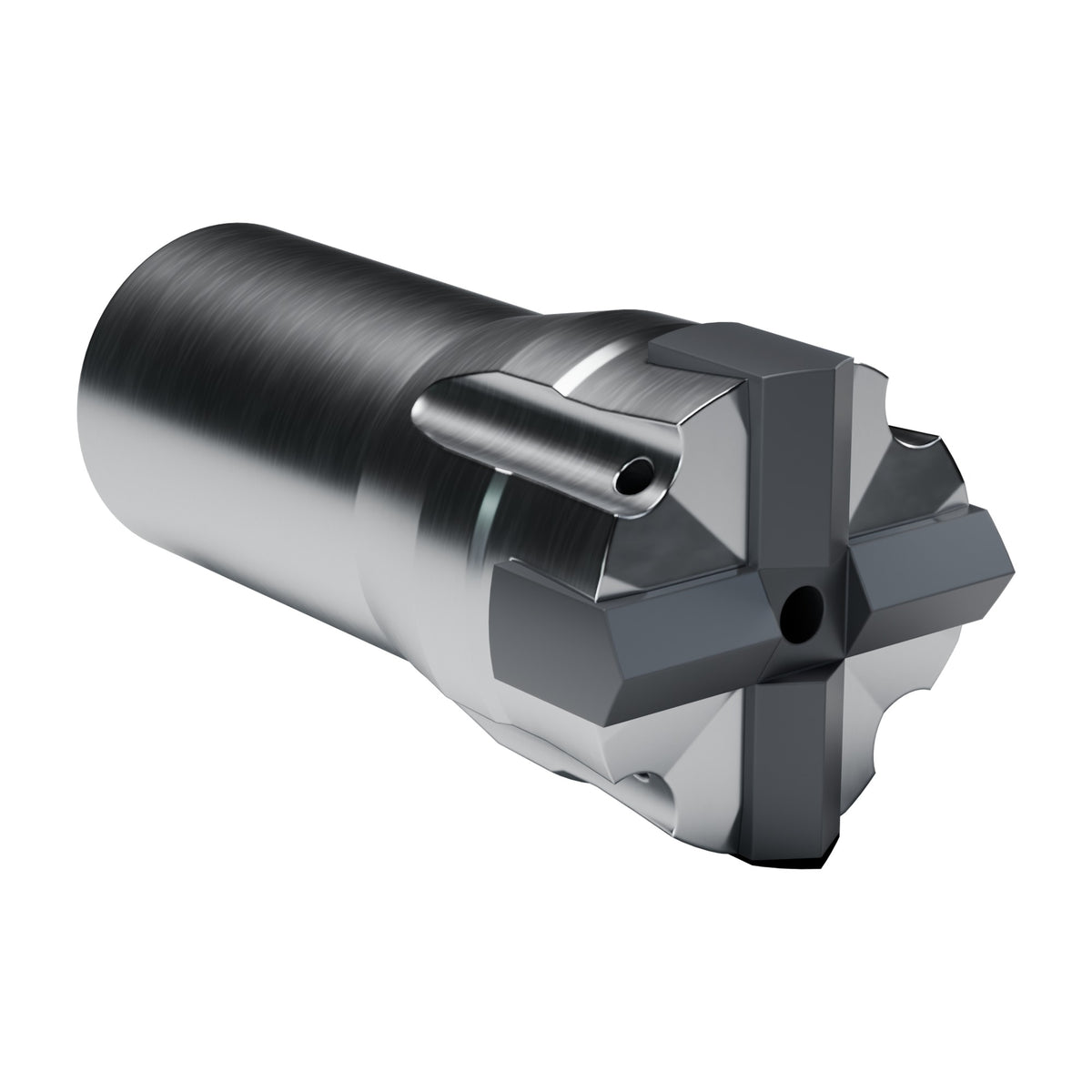 Rockmore R25 cross bit, multi-use, 1 front flushing hole (render)